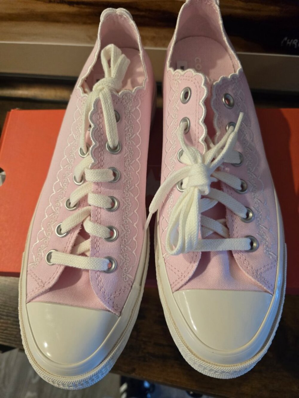 Converse Chuck 70 Embroidered Sugar Berry A13542C Low Top Women's Size 10 US NEW - Picture 4 of 13